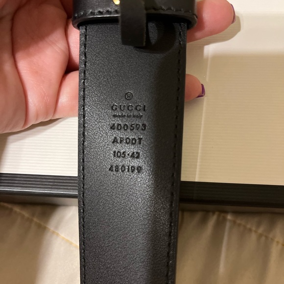 Gucci Marmont Wide Belt / Size 105/42 (size 16) - Picture 2 of 8